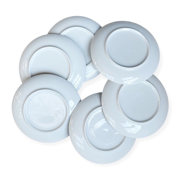 Set of 6 Christmas Santa Claus Appetizer Dessert Dishes w/24k Gold Trim, 6” - Picture 8 of 8